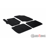 Original Gledring Passform Fußmatten Gummimatten 4 Tlg.+Fixing - Citroen C-Elysee